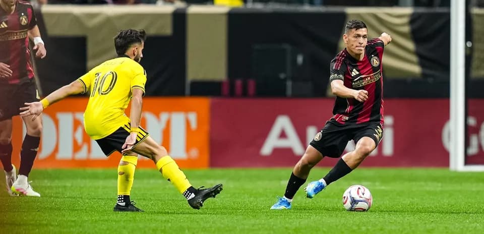 Jugador de Atlanta United II en acción