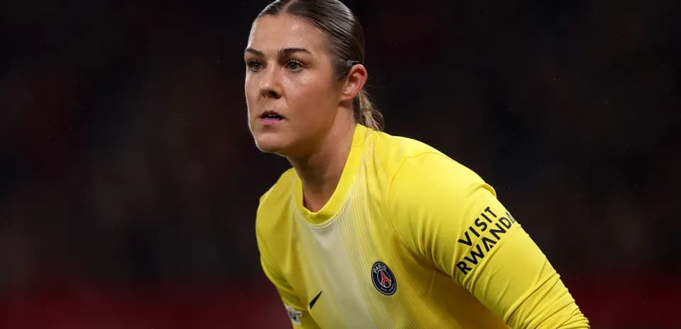 Portera de PSG preparada para una jugada