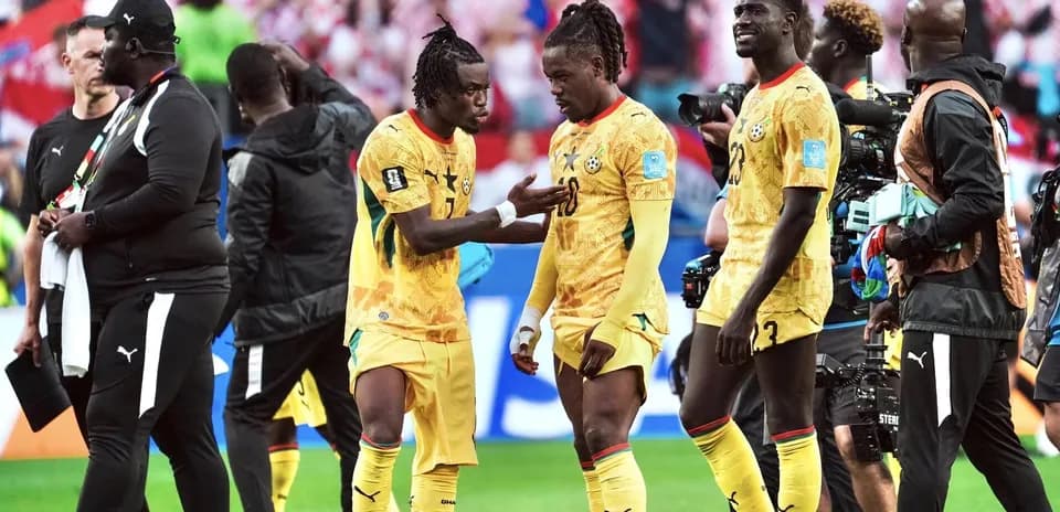 Jugadores de Ghana en la Copa Mundial 2026