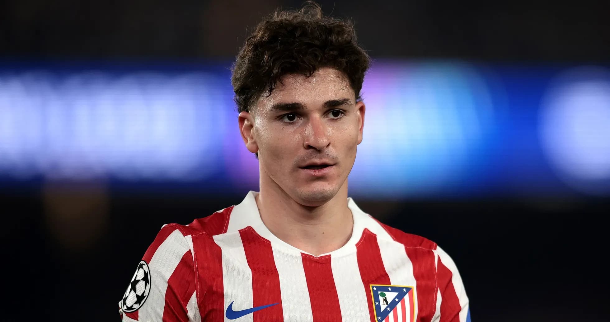 Jugador de Atlético de Madrid en el campo