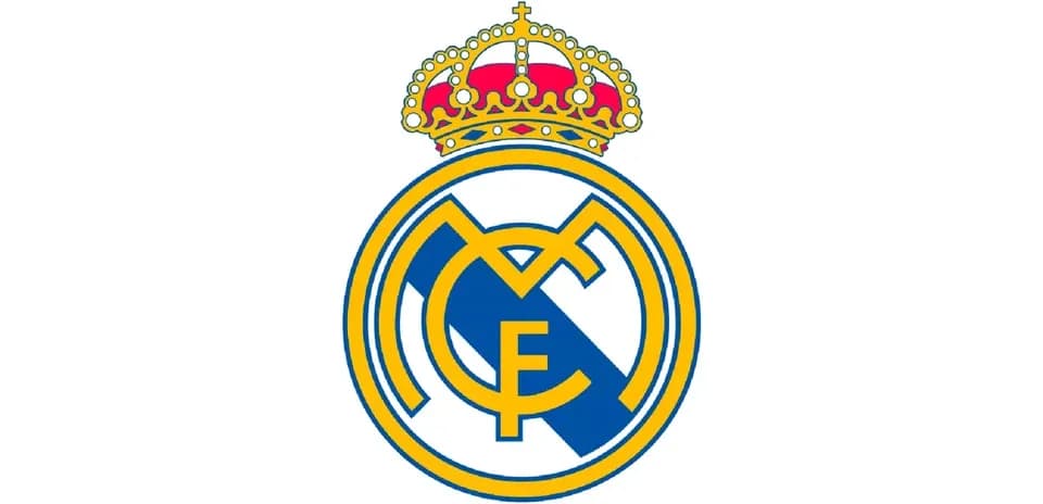 Logo del Real Madrid con corona en la parte superior