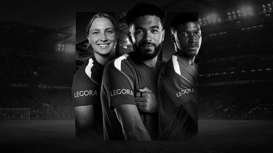 Jugadores de Chelsea FC posando para la foto