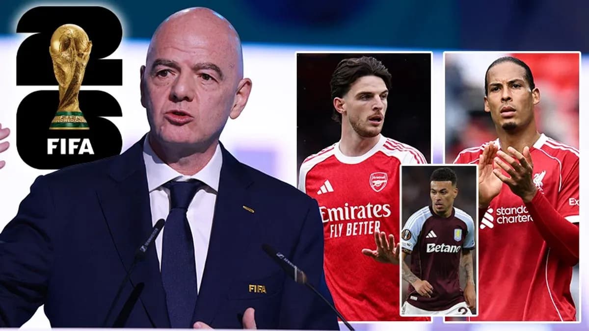 Gianni Infantino hablando sobre la Copa del Mundo 2026