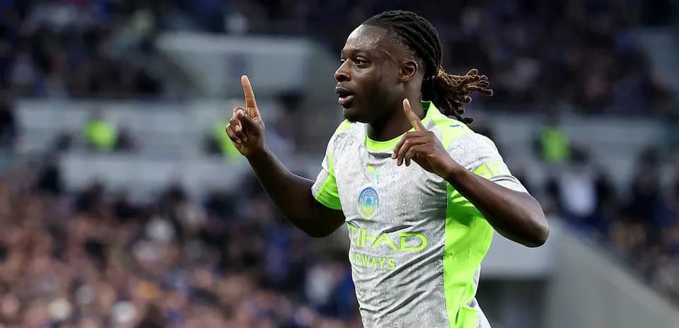 Jugador de Manchester City celebrando un gol