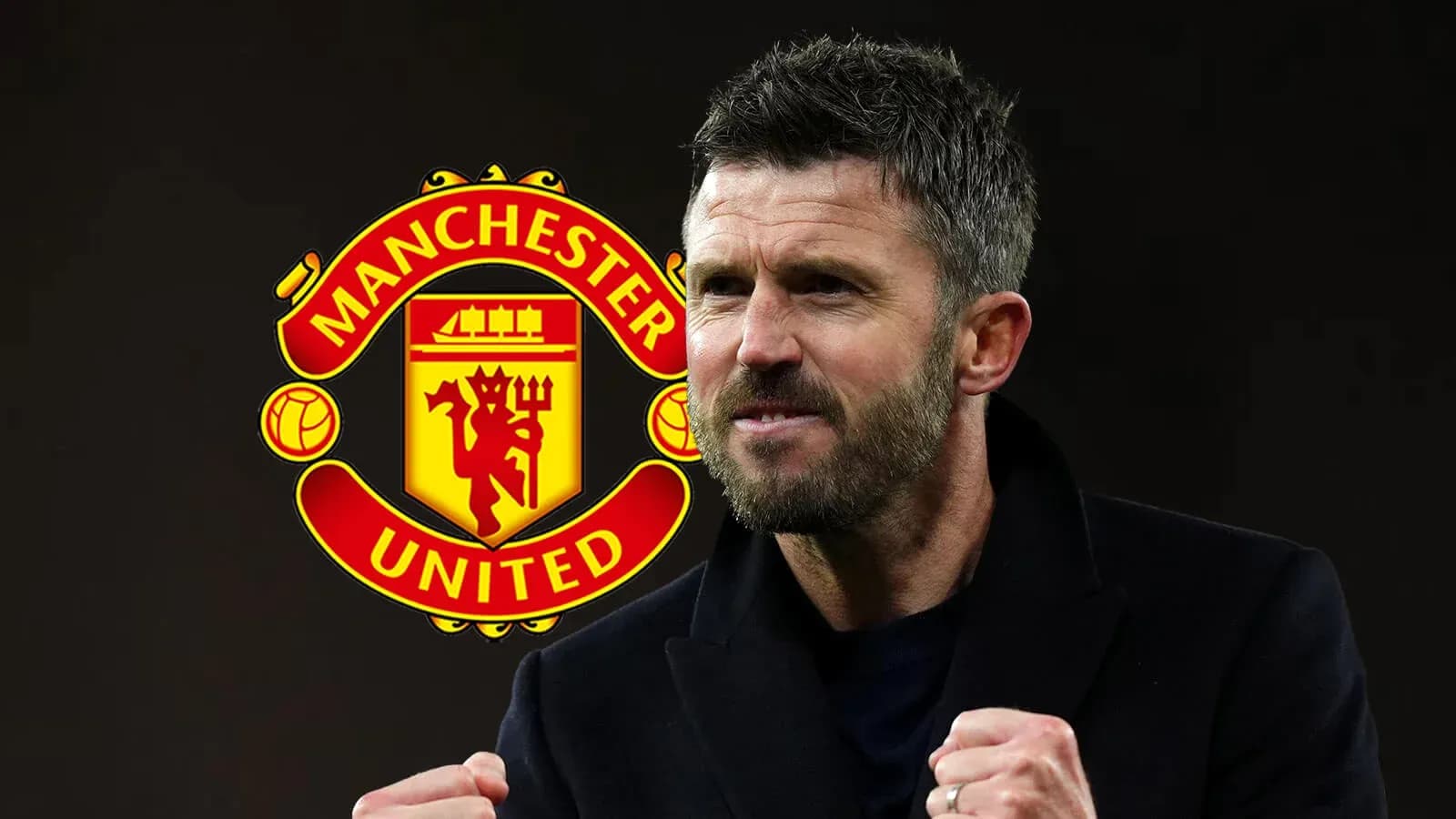 Entrenador de Manchester United celebrando un triunfo