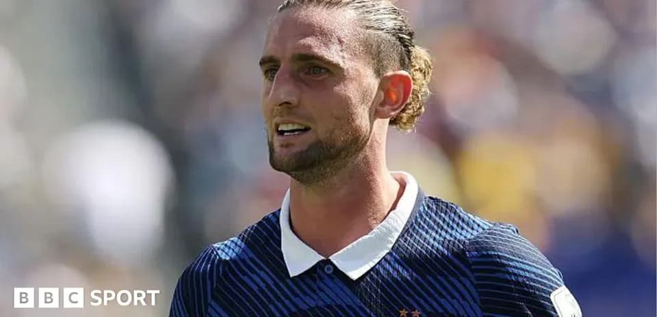 Jugador de Francia en el campo durante un partido