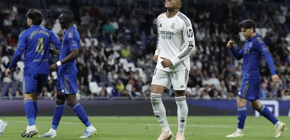 Vinícius Jr. celebrando un gol en el partido