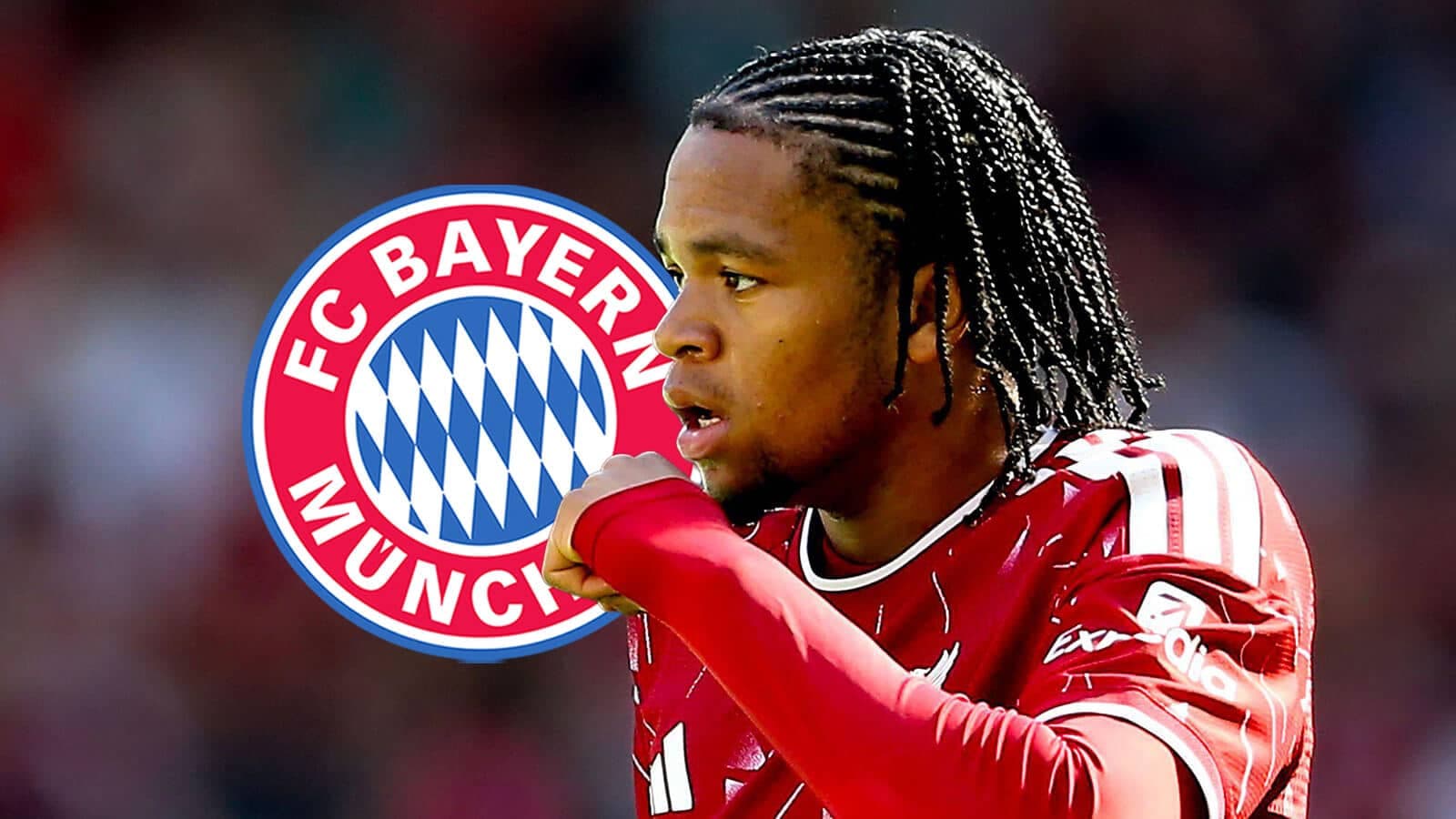 Jugador de Bayern Múnich en acción durante un partido