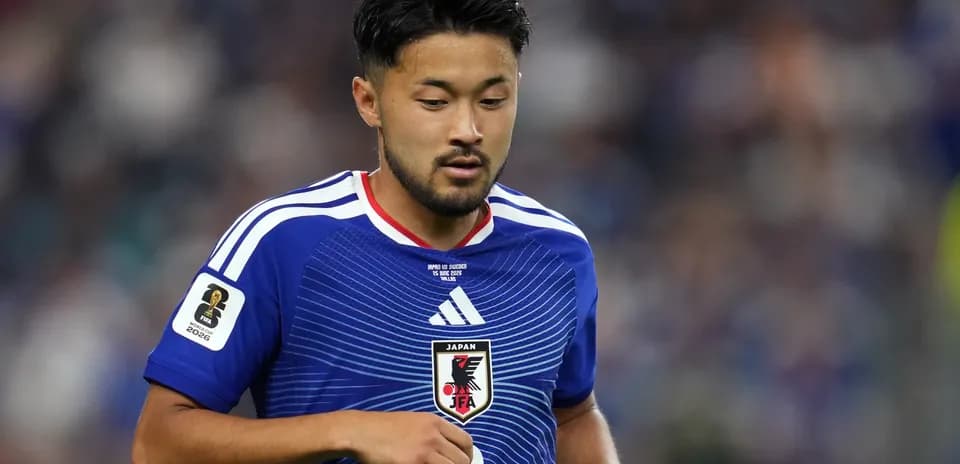 Jugador de Japón en partido de la Copa Mundial 2026