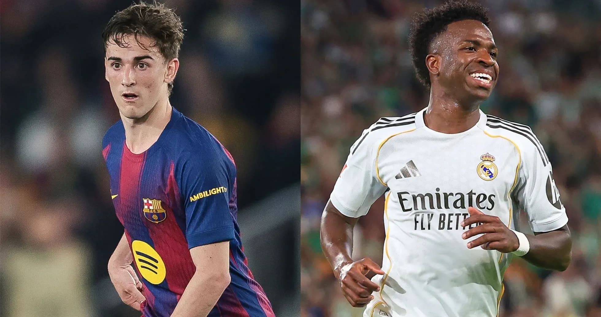 Jugadores de Barcelona y Real Madrid durante el partido Jugadores de Barcelona y Real Madrid durante el partido