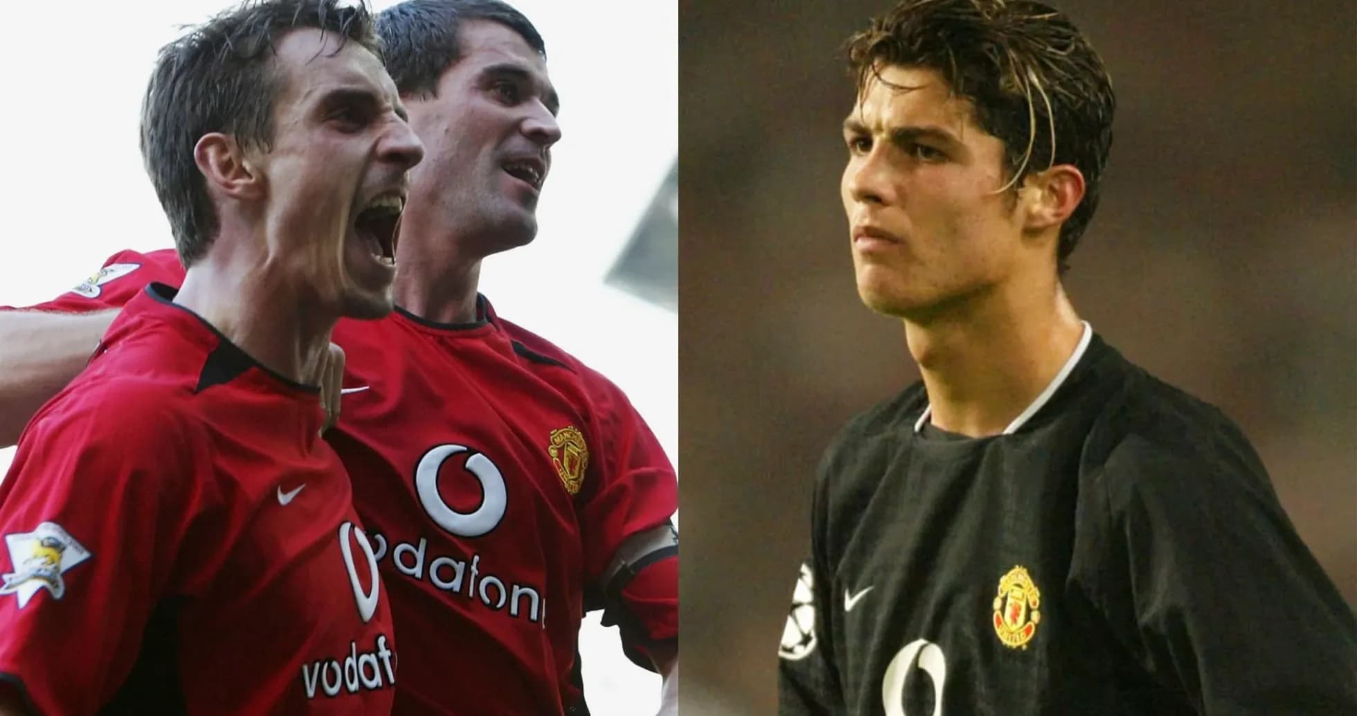 Jugadores de Manchester United en acción y contemplativos Jugadores de Manchester United en acción y contemplativos
