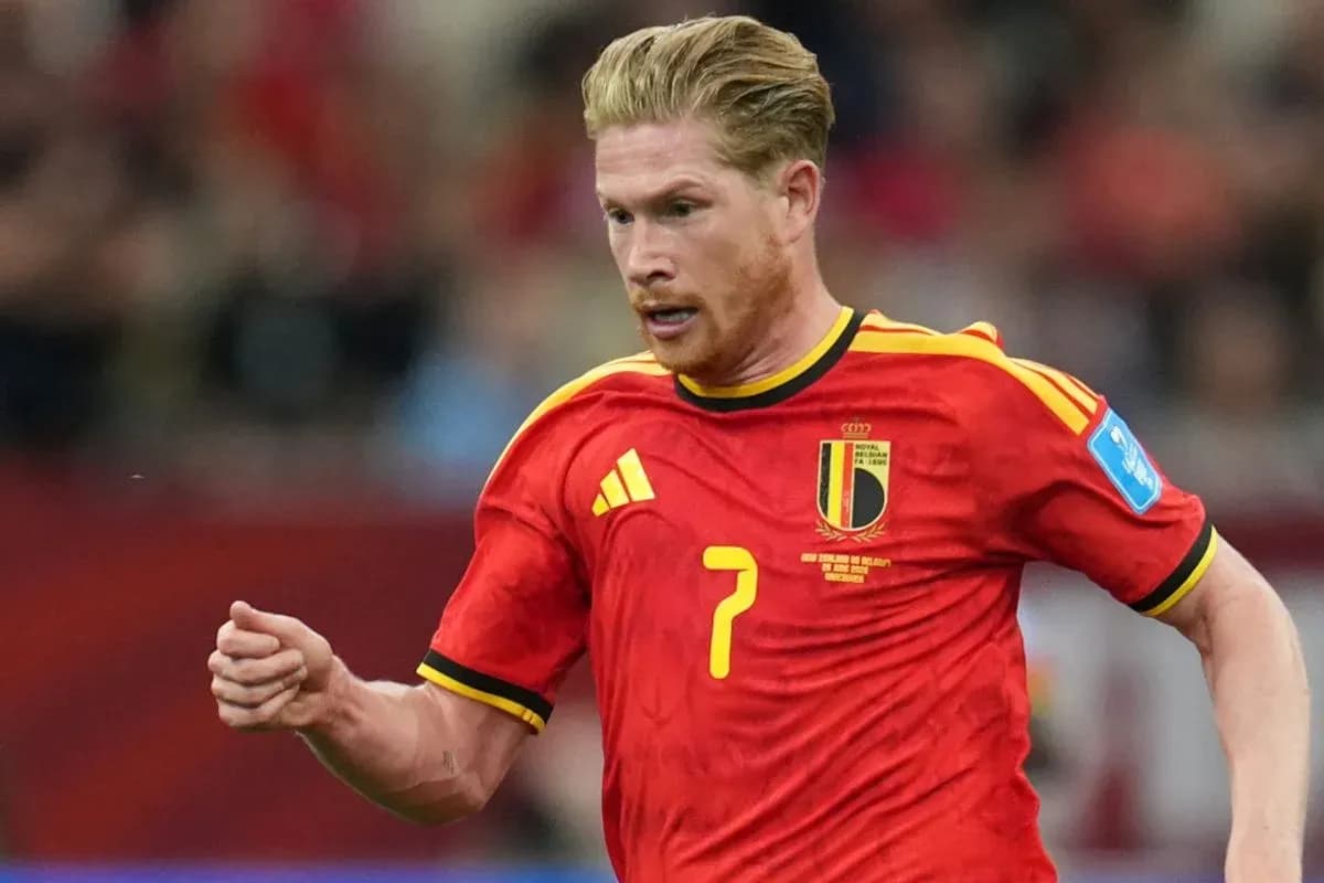 Kevin De Bruyne jugando para Bélgica Kevin De Bruyne jugando para Bélgica