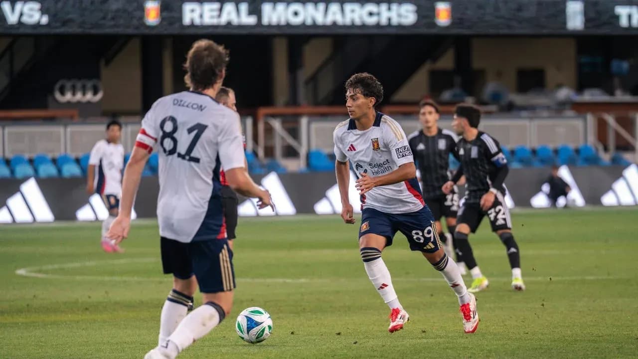 Jugadores de Real Monarchs en el partido Jugadores de Real Monarchs en el partido