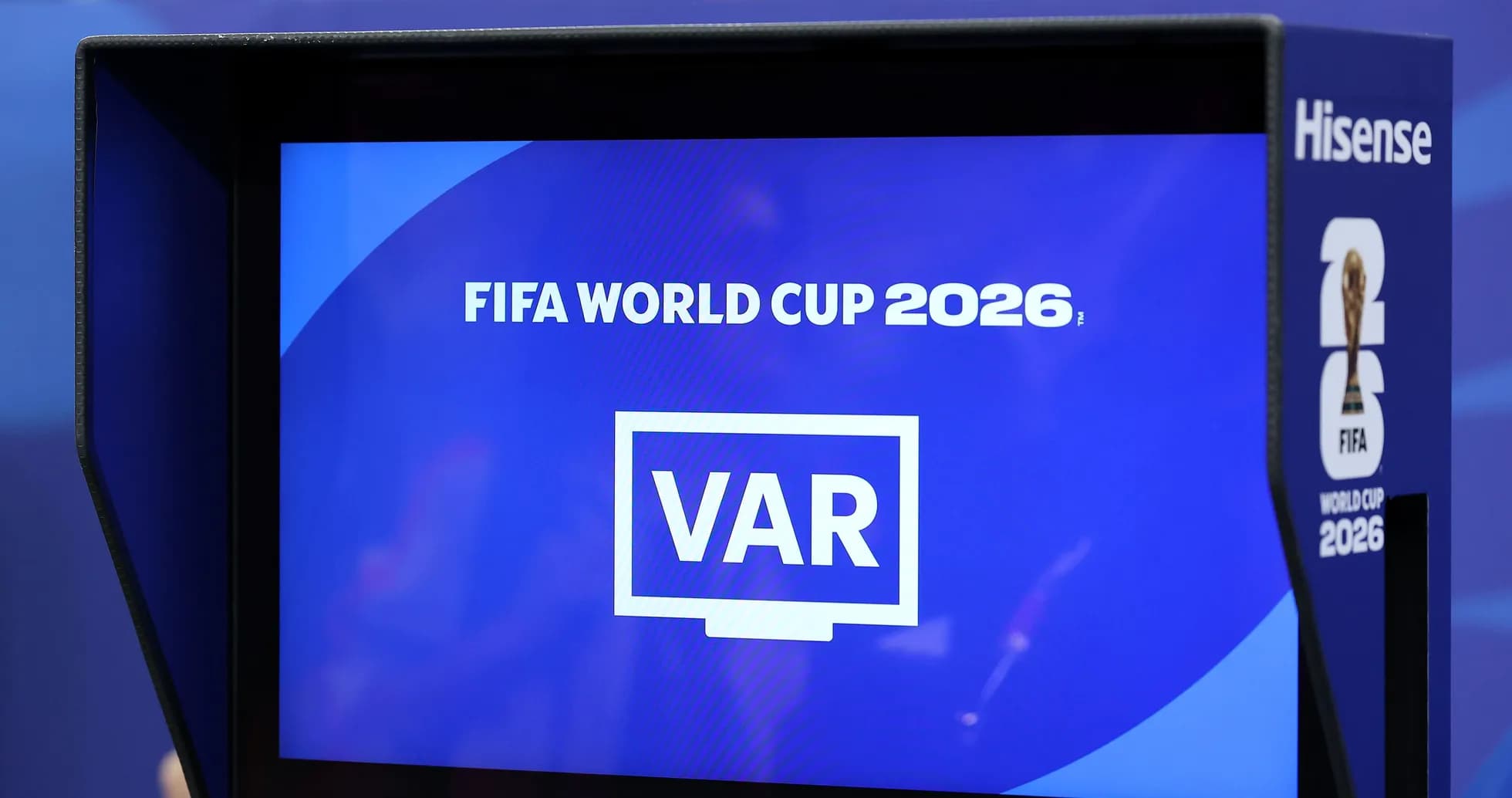 Pantalla de VAR para la Copa Mundial FIFA 2026 Pantalla de VAR para la Copa Mundial FIFA 2026